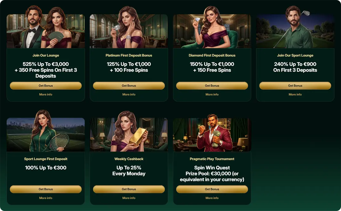 Cash Lounge bonuses